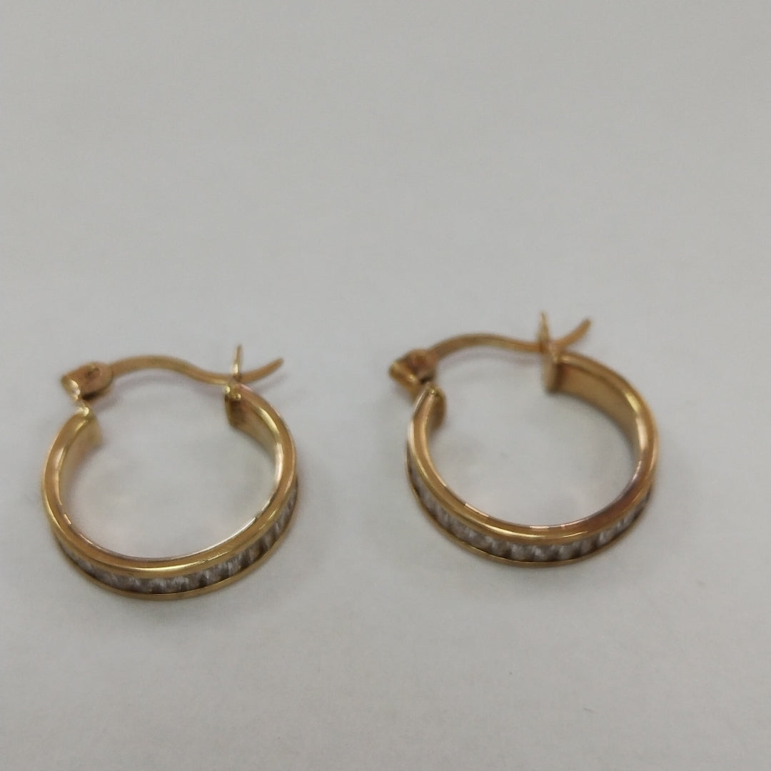 ARRACADAS PAR ORO 10 K 1.9 GRMS (SEMINUEVO)