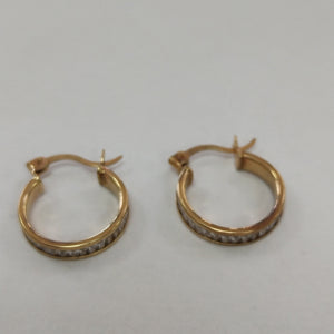 ARRACADAS PAR ORO 10 K 1.9 GRMS (SEMINUEVO)