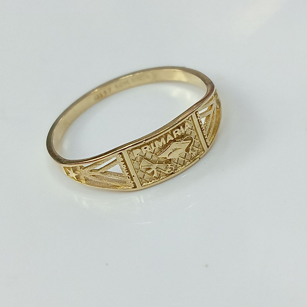ANILLO DE GRADUACIÓN ORO 10 K 1.2 GRMS (SEMINUEVO)