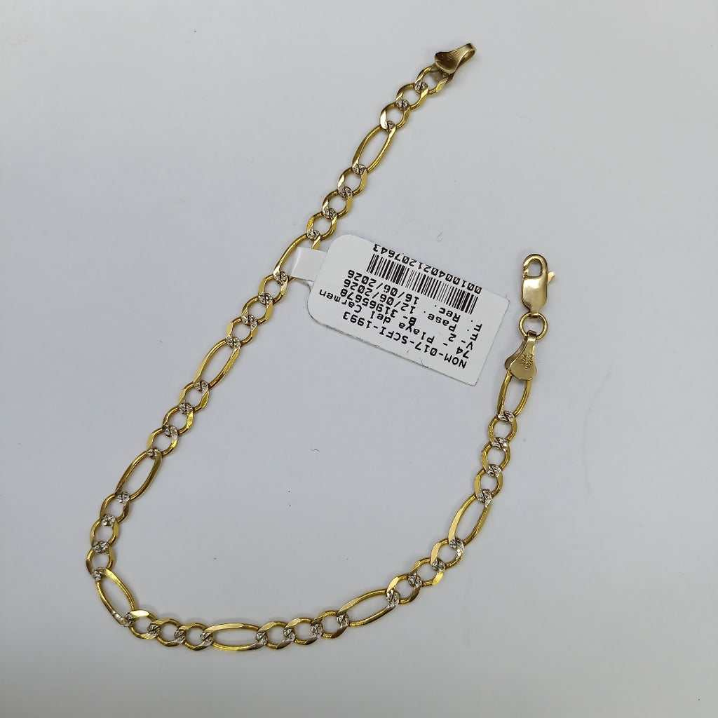 PULSERA ORO, RODIADO 10 K 4.9 GRMS (SEMINUEVO)