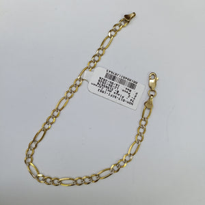 PULSERA ORO, RODIADO 10 K 4.9 GRMS (SEMINUEVO)