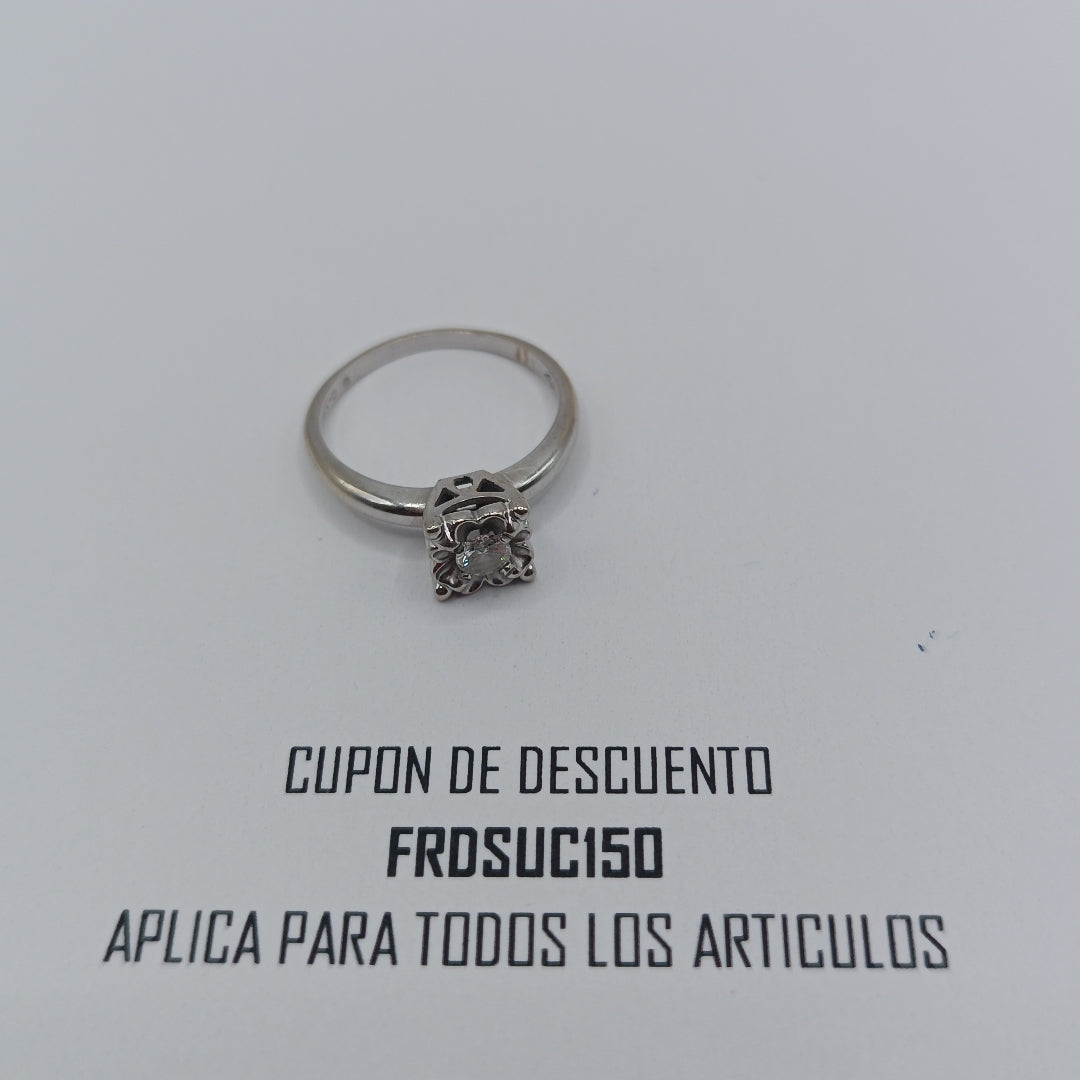 SOLITARIO ORO 14 K 2.5 GRMS (SEMINUEVO)