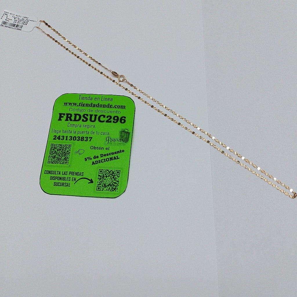 CADENA ORO 10 K 1.2 GRMS (SEMINUEVO)