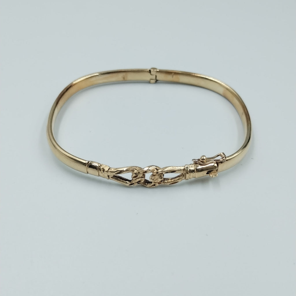 PULSERA RIGIDA ORO 14 K 9.3 GRMS (SEMINUEVO)