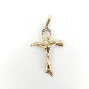CRUCIFIJO ORO 10 K 4,90 GRMS (SEMINUEVO)