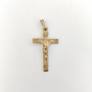 CRUCIFIJO ORO 10 K 1,30 GRMS (SEMINUEVO)
