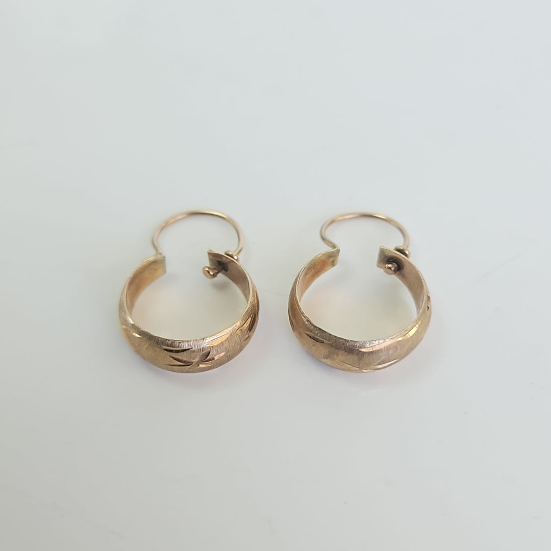 ARETES PAR ORO 8 K 1,60 GRMS (SEMINUEVO)