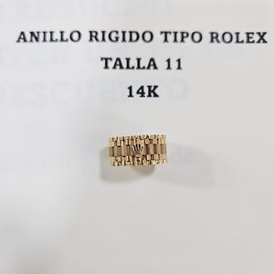 ANILLO ORO 14 K 9.1 GRMS (SEMINUEVO)