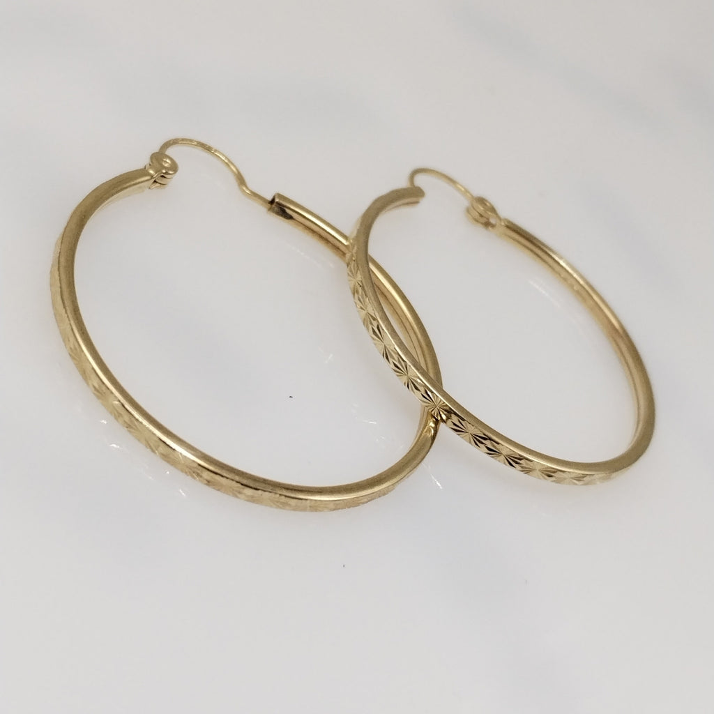 ARRACADAS PAR ORO 10 K 2.7 GRMS (SEMINUEVO)