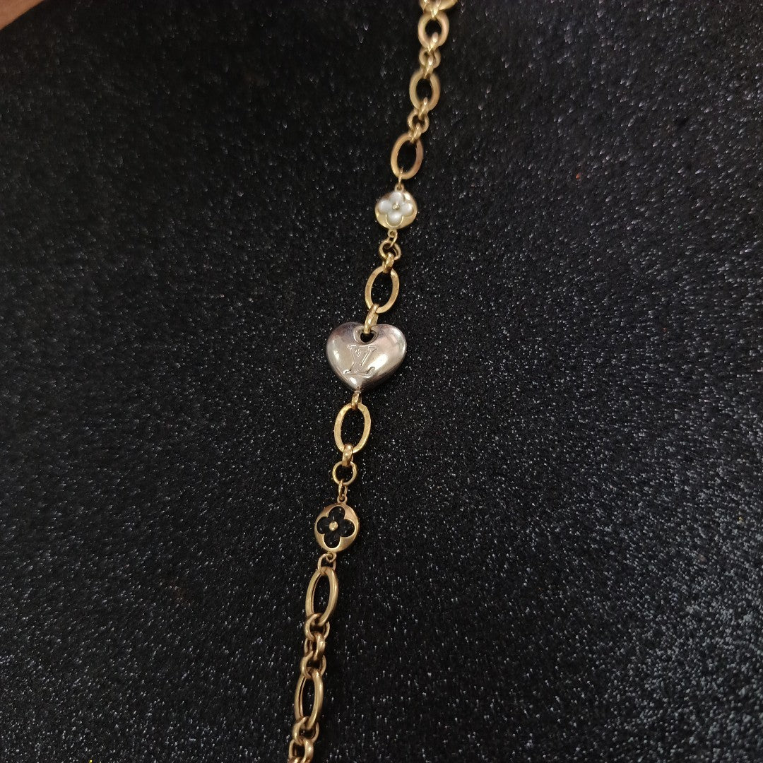 PULSERA ORO, ORO COMBINADO 10 K 6.5 GRMS (SEMINUEVO)