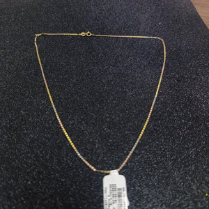 CADENA ORO COMBINADO 14 K 1.1 GRMS (SEMINUEVO)