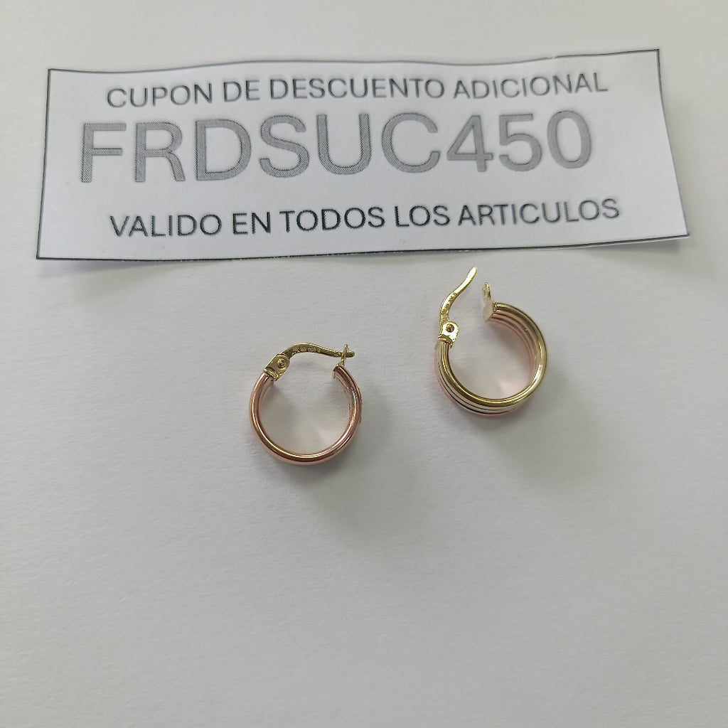 ARRACADAS ORO 14K 1.7 (NUEVO)