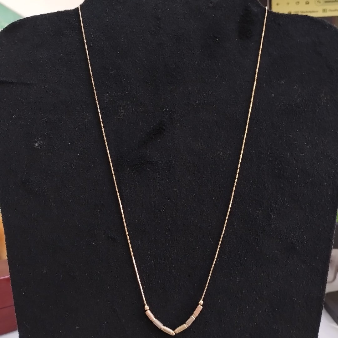 CADENA ORO,ORO COMBINADO 14 K 2,80 GRMS (SEMINUEVO)