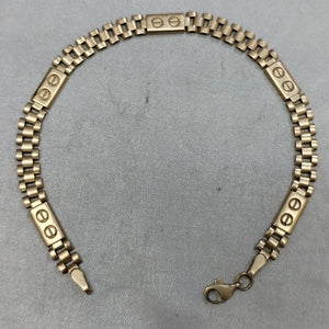 PULSERA ORO 14 K 7.8 GRMS (SEMINUEVO)