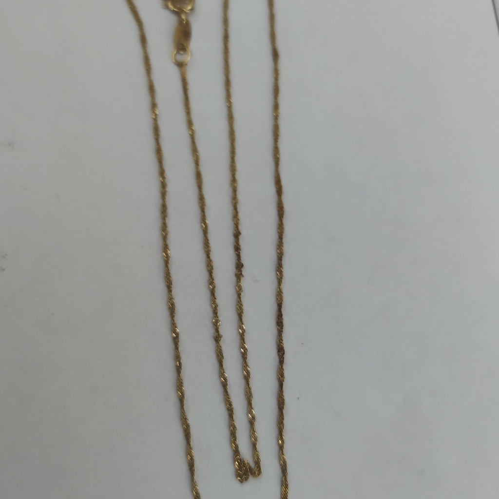 CADENA ORO 14 K 0.5 GRMS (SEMINUEVO)