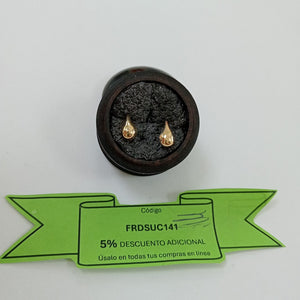 ARETES PAR ORO 10 K 0,30 GRMS (SEMINUEVO)