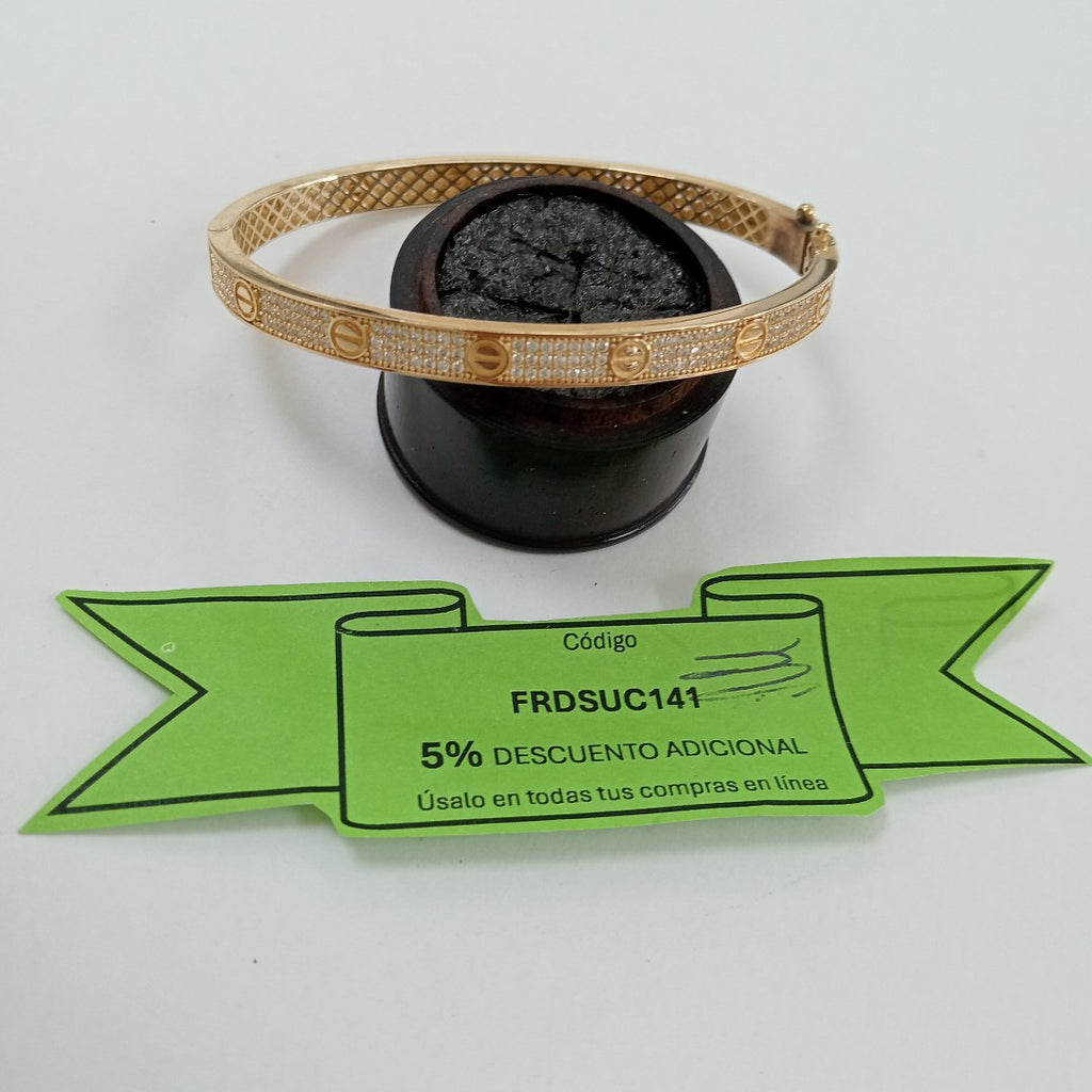 PULSERA RIGIDA ORO 10 K 11.4 GRMS (SEMINUEVO)