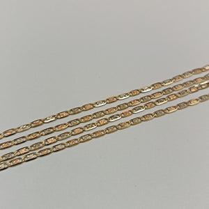 CADENA ORO COMBINADO 14 K 2,70 GRMS (SEMINUEVO)