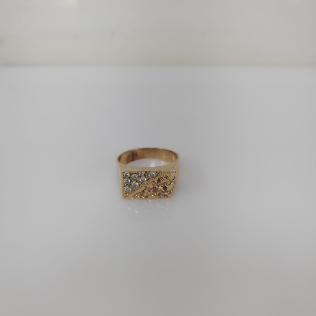 ANILLO ORO 14 K 9 GRMS (SEMINUEVO)