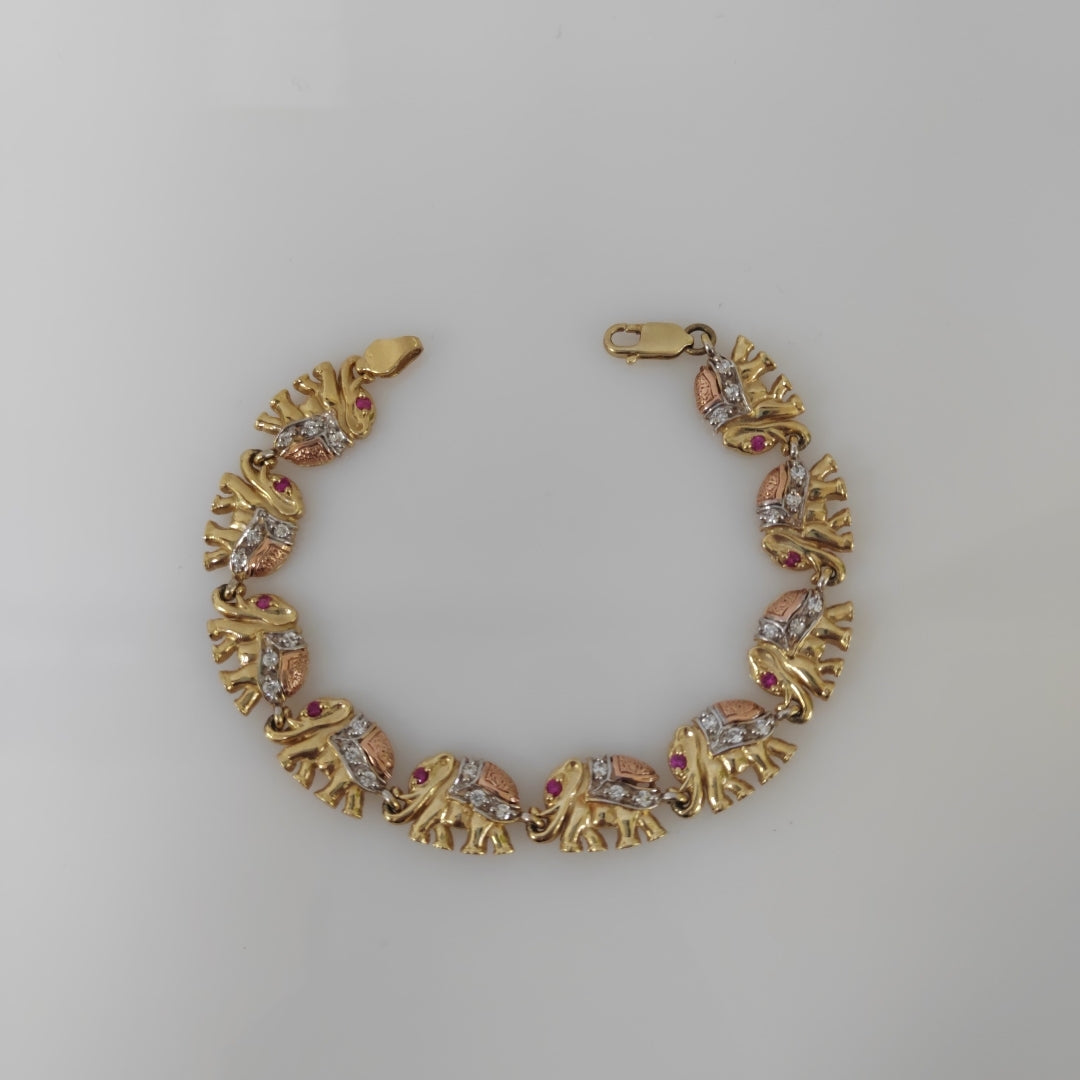 PULSERA ORO 14 K 19.2 GRMS (SEMINUEVO)