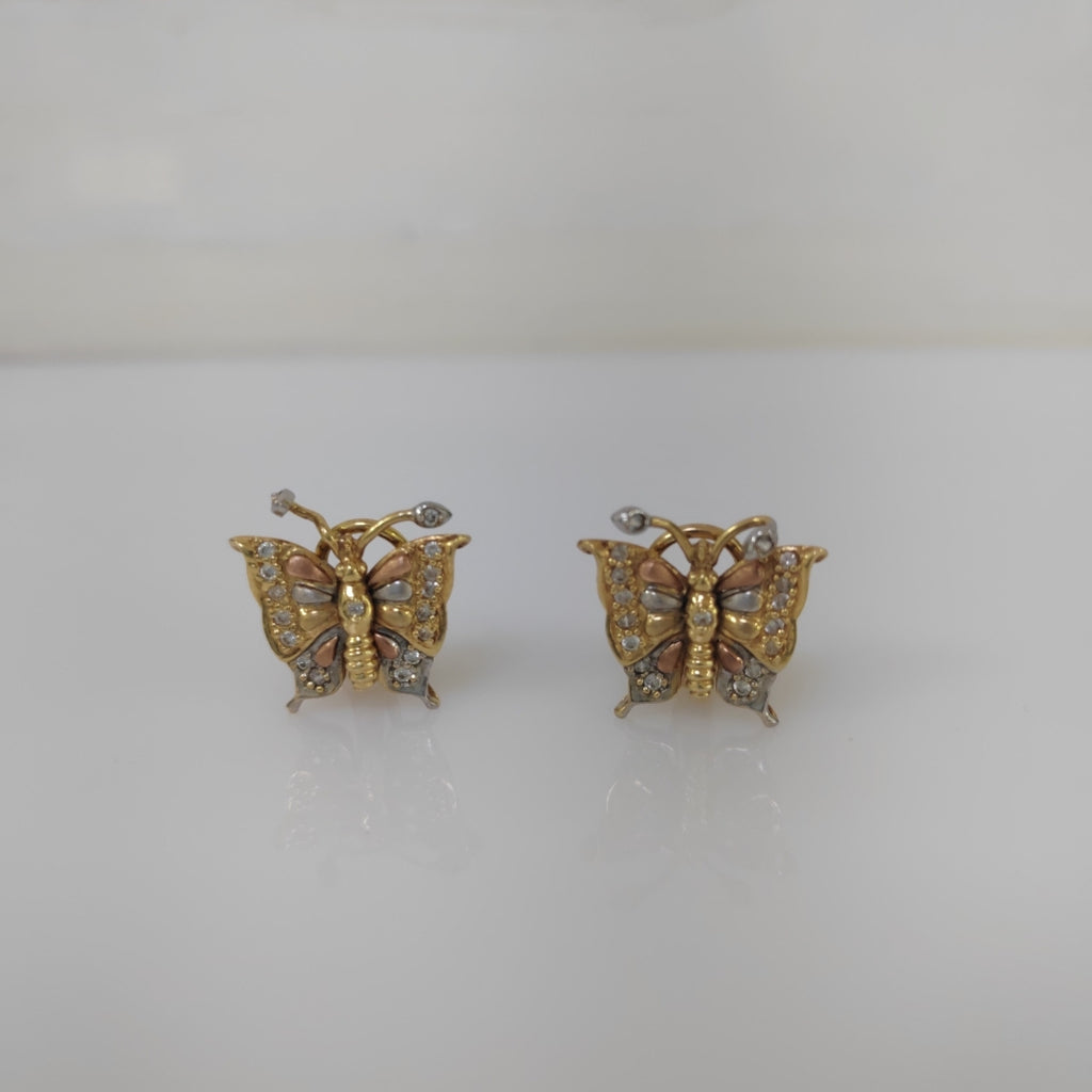 ARETES PAR ORO 14 K 9.2 GRMS (SEMINUEVO)