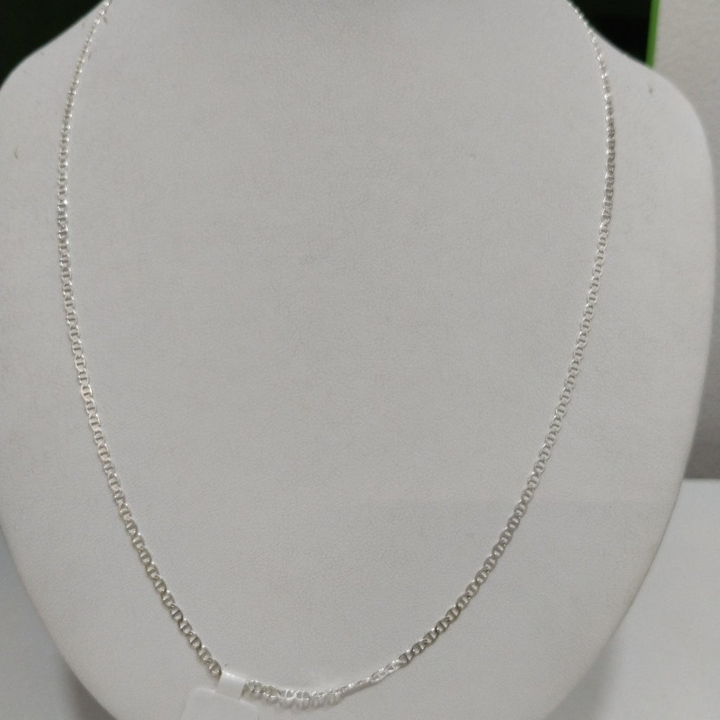 CADENA TEJIDO GUCHI PLATA .925 55 CM 3.4 GR (NUEVO)