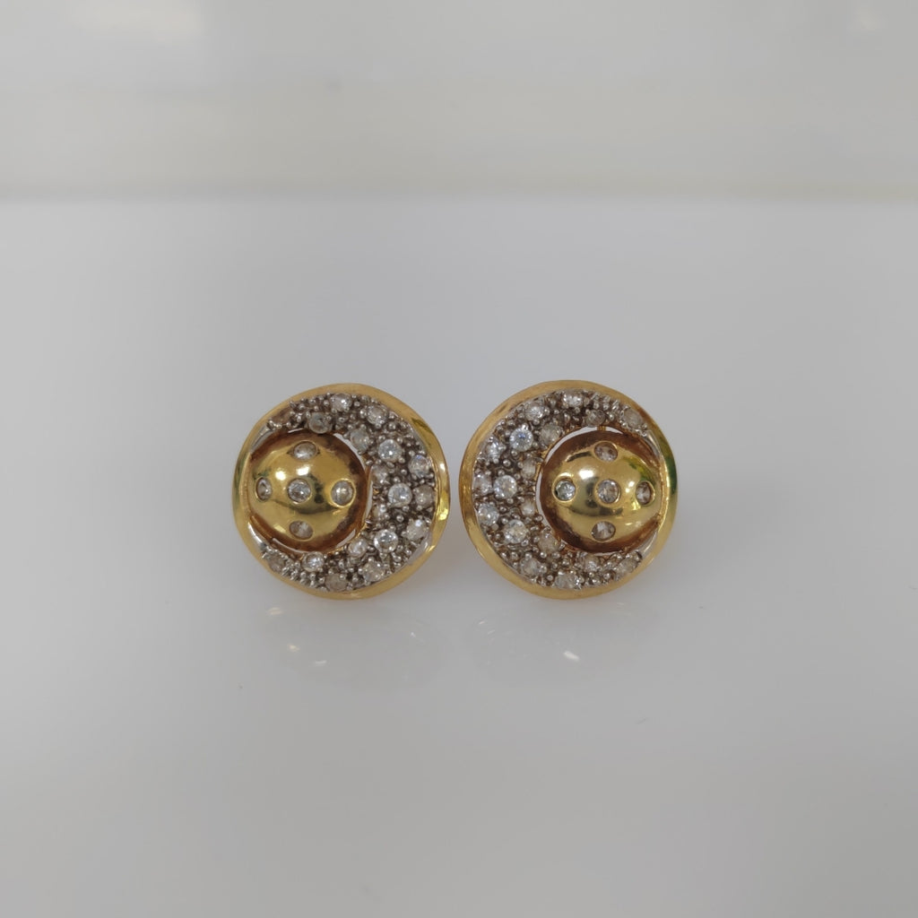 ARETES PAR ORO 14 K 7.8 GRMS (SEMINUEVO)