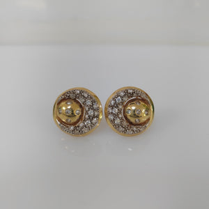 ARETES PAR ORO 14 K 7.8 GRMS (SEMINUEVO)