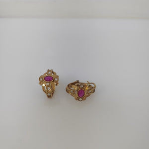 ARETES PAR ORO 14 K 5.4 GRMS (SEMINUEVO)