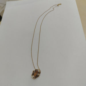 GARGANTILLA ORO, ORO COMBINADO 14 K 4.7 GRMS (SEMINUEVO)