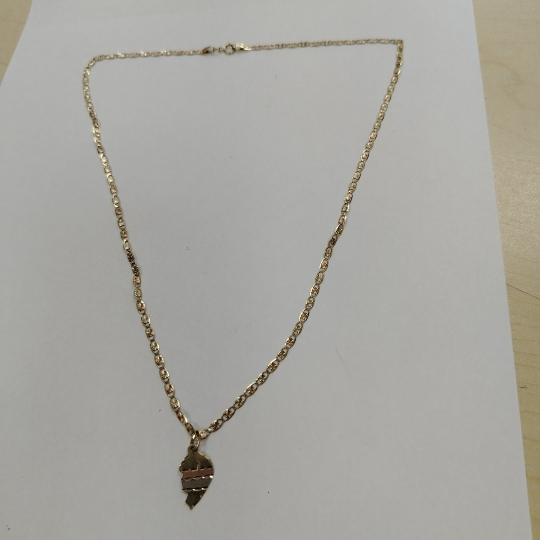 CADENA ORO, ORO COMBINADO 10 K 4.8 GRMS (SEMINUEVO)