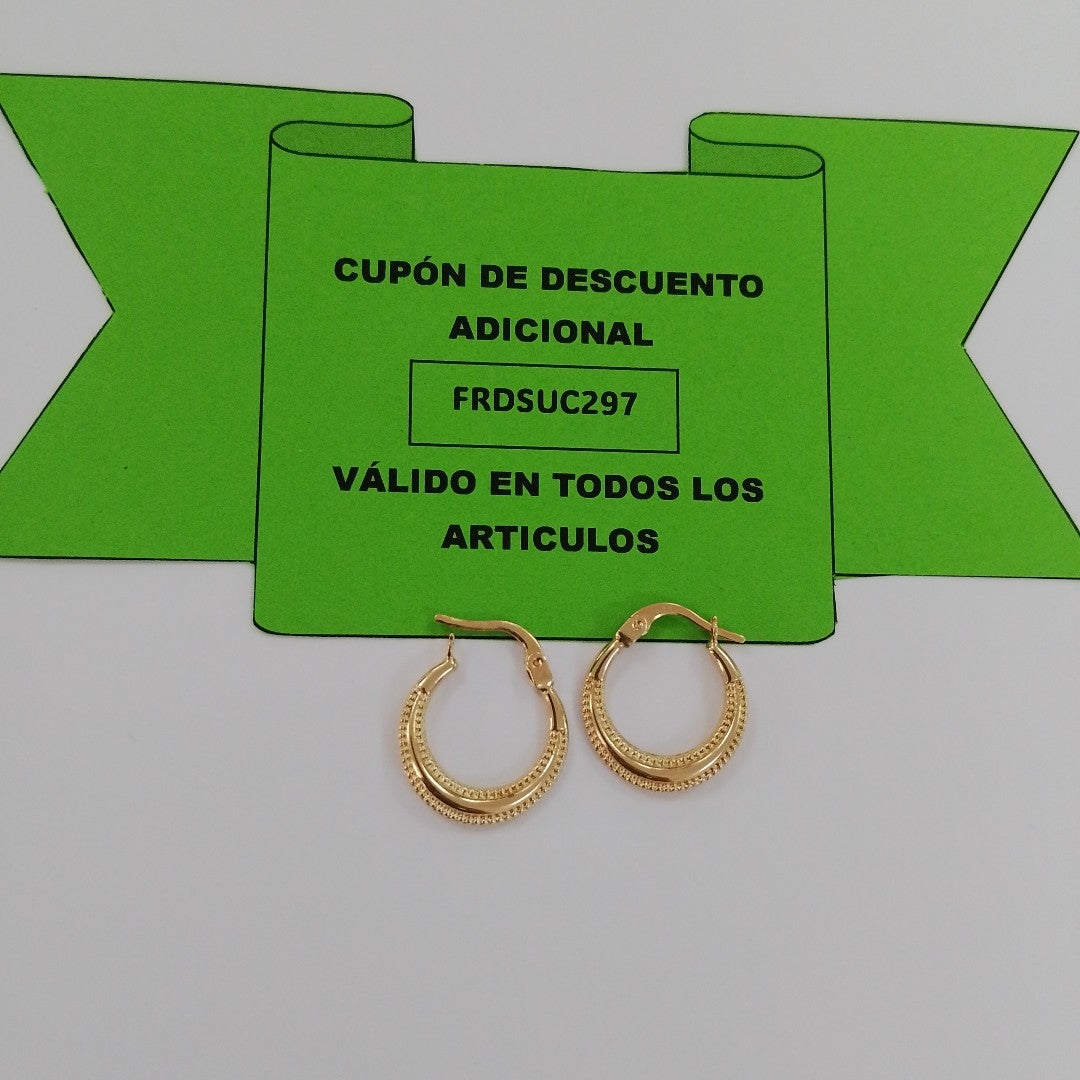 ARRACADAS ORO 14K 1.1 (NUEVO)