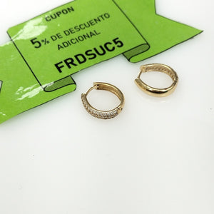 ARRACADAS PAR ORO 14 K 2.4 GRMS (SEMINUEVO)