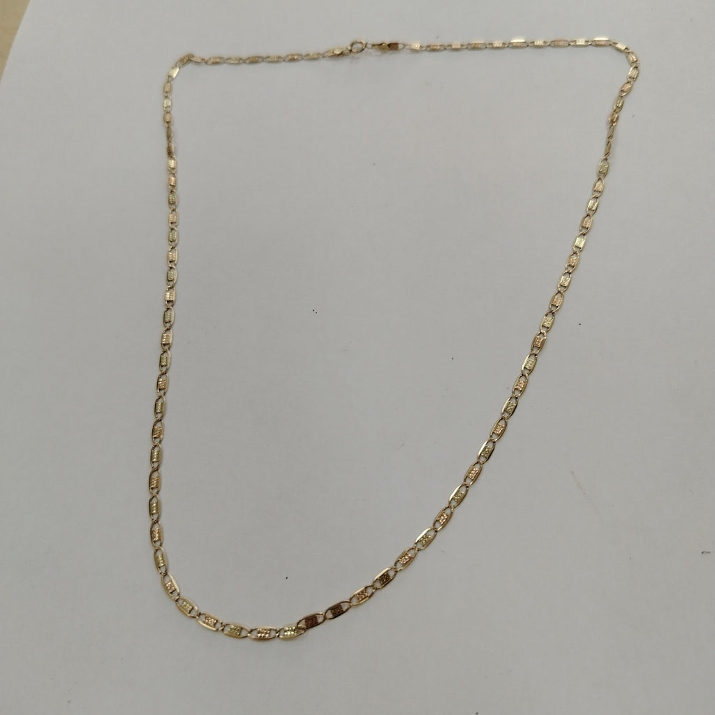 CADENA ORO, ORO COMBINADO 10 K 3.7 GRMS (SEMINUEVO)