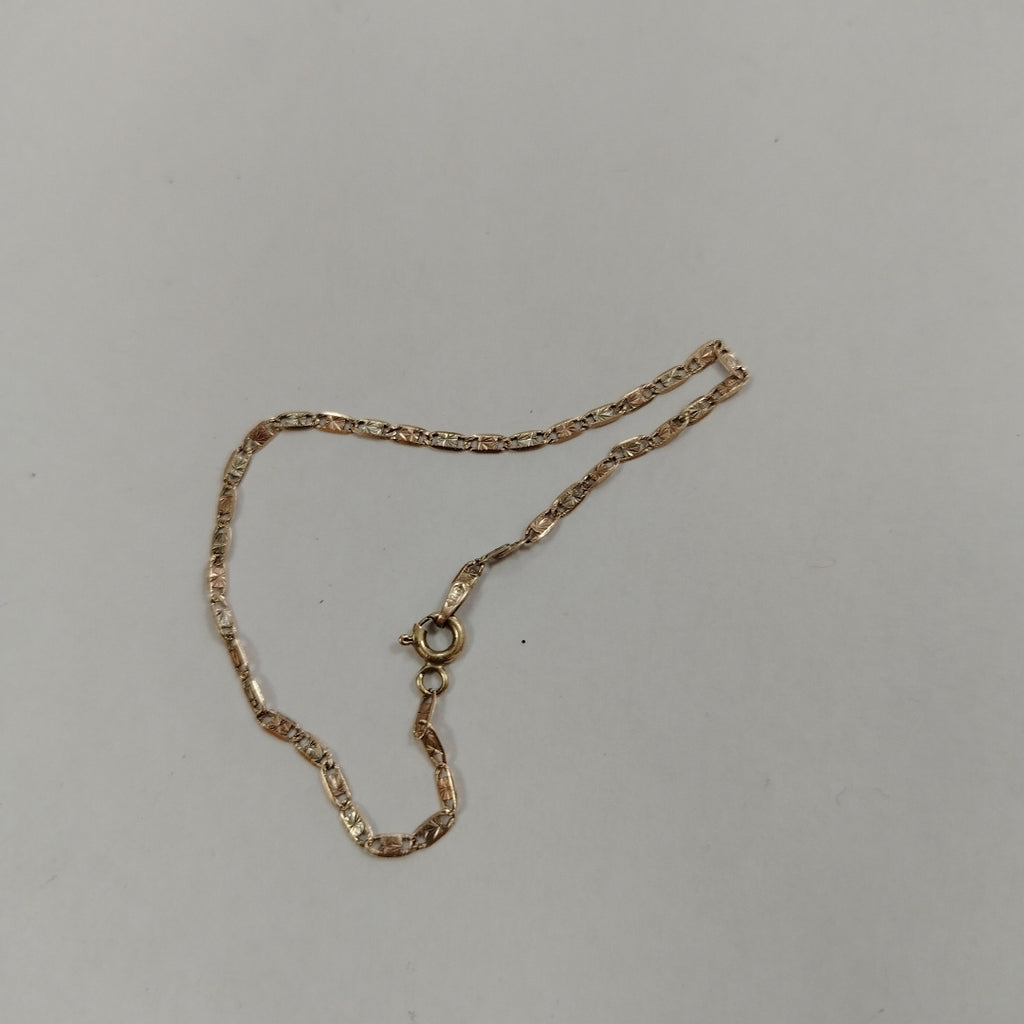 PULSERA ORO, ORO COMBINADO 10 K 1.1 GRMS (SEMINUEVO)