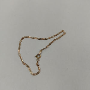PULSERA ORO, ORO COMBINADO 10 K 1.1 GRMS (SEMINUEVO)