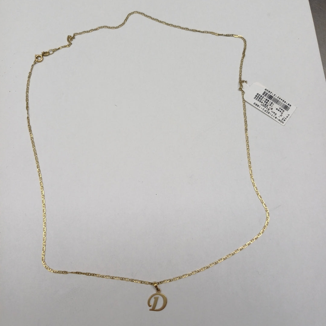 CADENA, DIJE ORO 14 K 3 GRMS (SEMINUEVO)