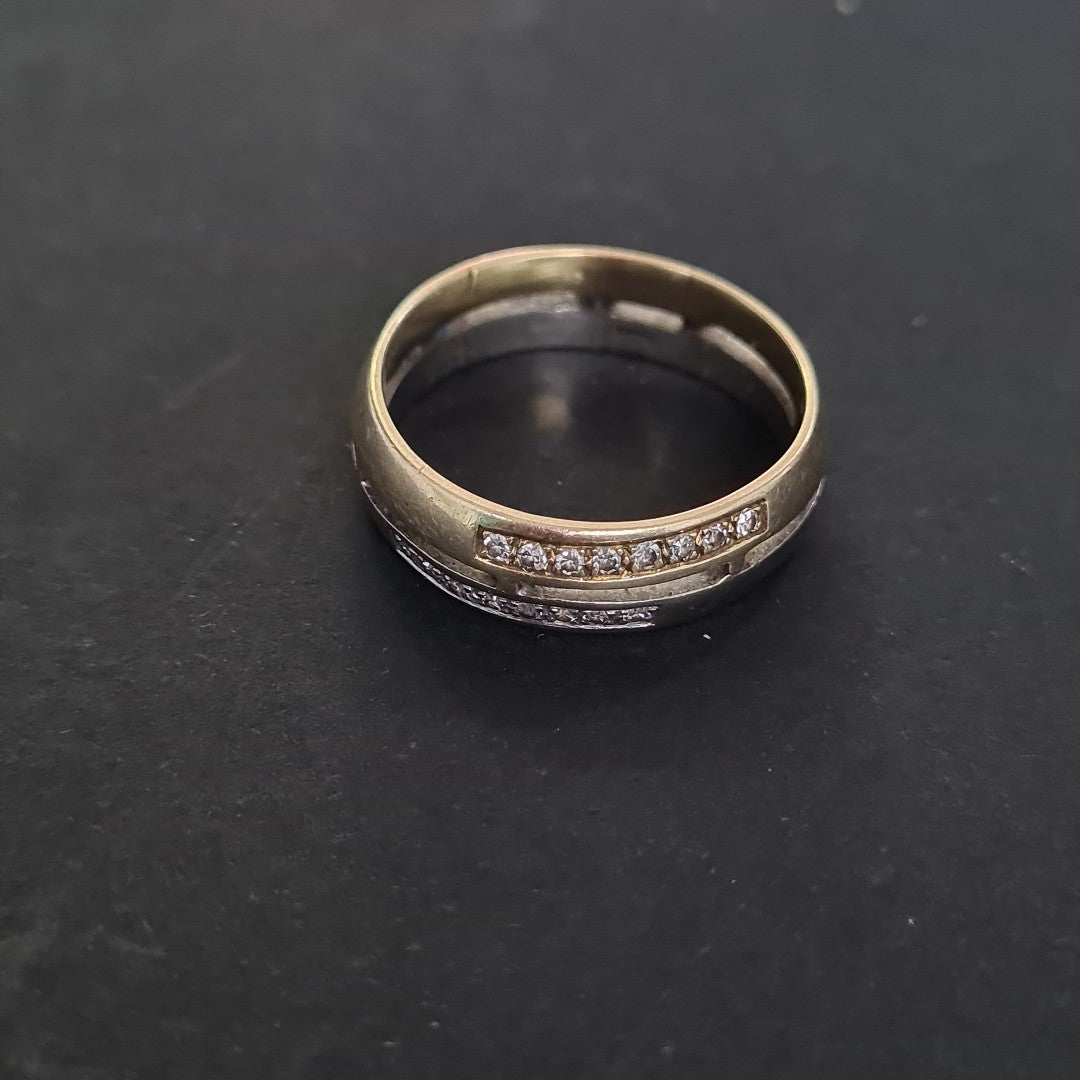 ARGOLLA ORO COMBINADO 14 K 5.1 GRMS (SEMINUEVO)