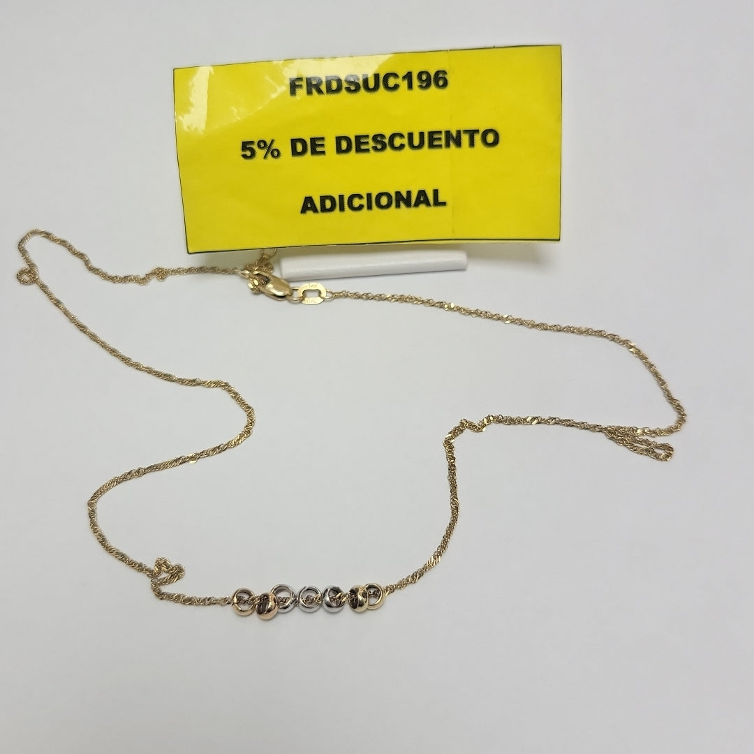 CADENA ORO 14 K 1,70 GRMS (SEMINUEVO)