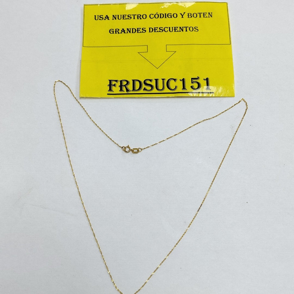 CADENA ORO 14 K 0,50 GRMS (SEMINUEVO)