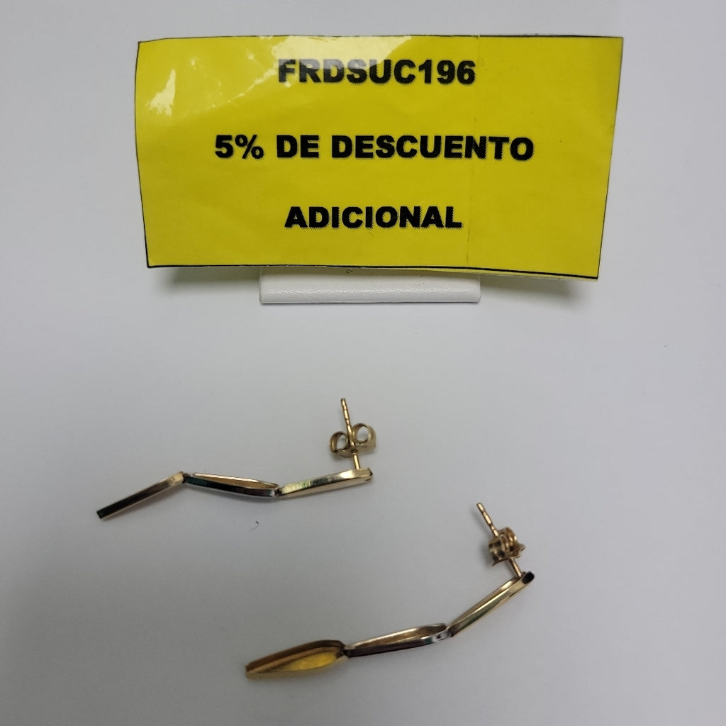 BROQUELES PAR ORO 14 K 1.4 GRMS (SEMINUEVO)