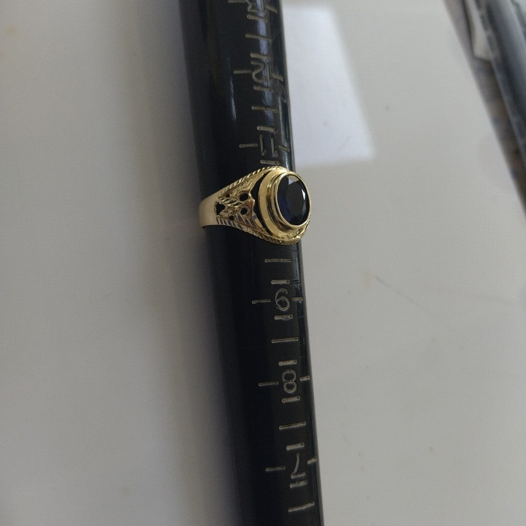 ANILLO ORO 14 K 4.6 GRMS (SEMINUEVO)