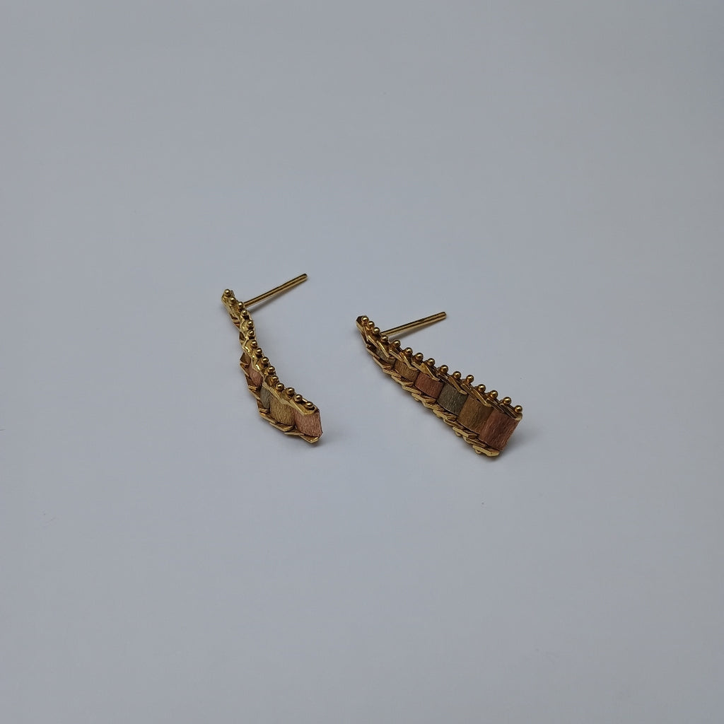 BROQUELES PAR ORO 14 K 2.2 GRMS (SEMINUEVO)