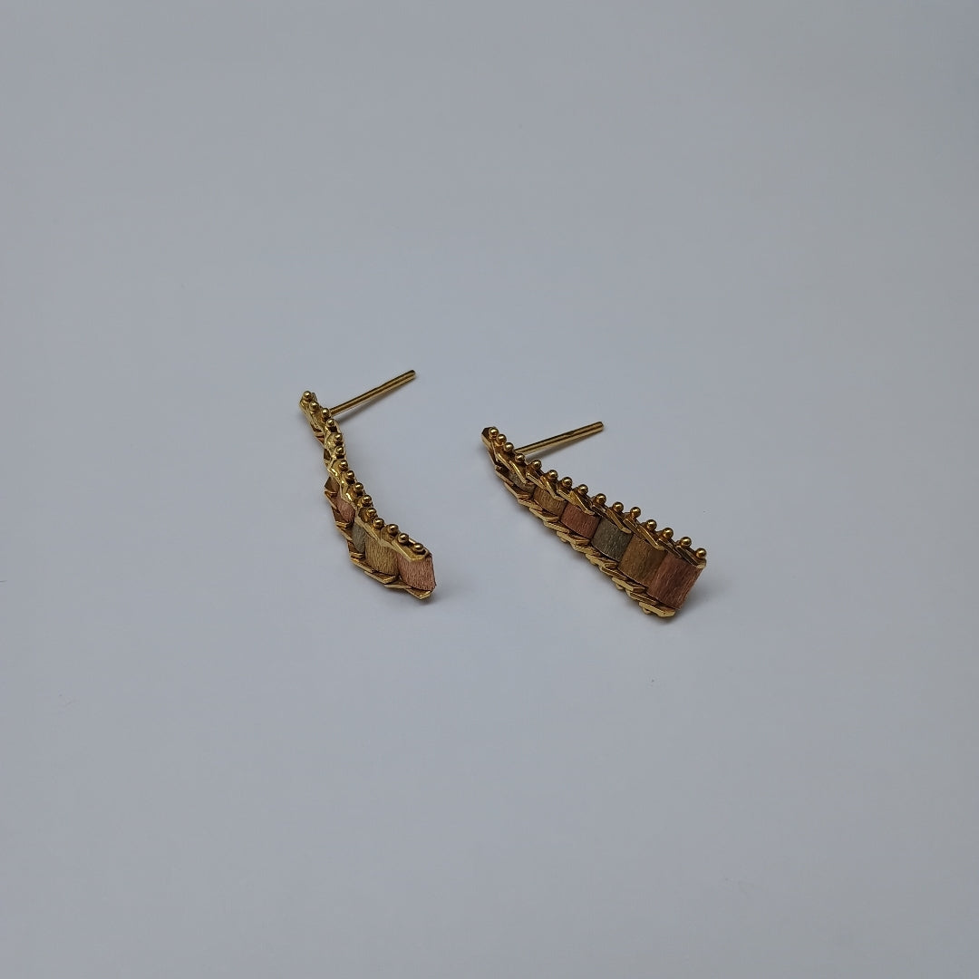 BROQUELES PAR ORO 14 K 2.2 GRMS (SEMINUEVO)