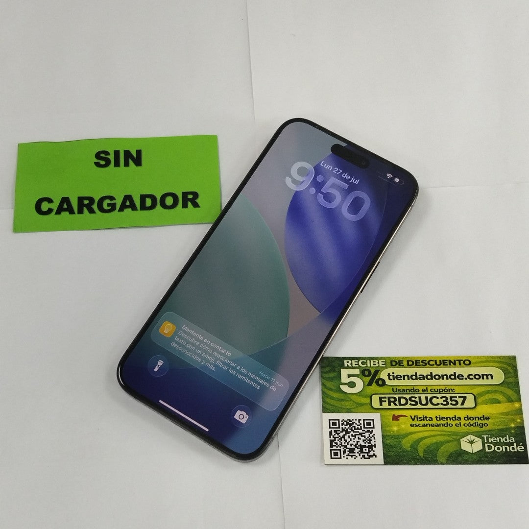 CELULAR APPLE IPHONE 15 PRO MAX A3105 (2023) 256 GB 8 GB RAM (SEMINUEVO)