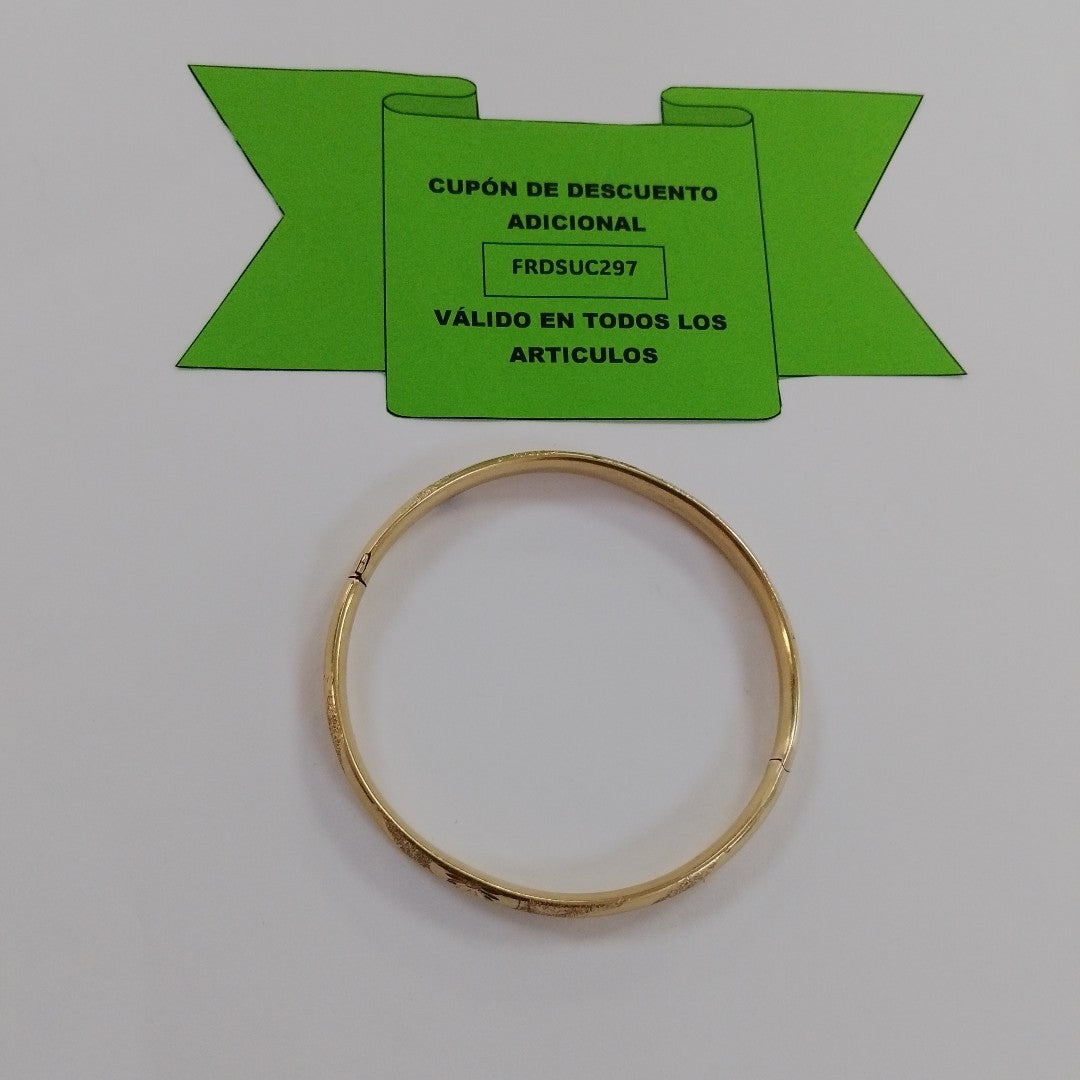 PULSERA RIGIDA ORO 14 K 8.2 GRMS (SEMINUEVO)