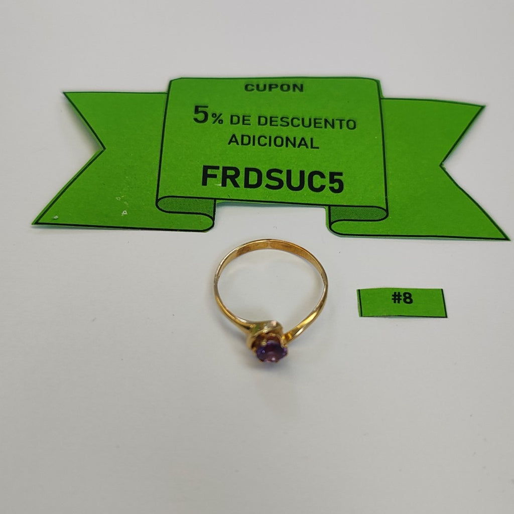 ANILLO ORO 14 K 1,70 GRMS (SEMINUEVO)