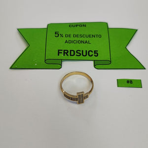 ANILLO ORO 14 K 2,10 GRMS (SEMINUEVO)