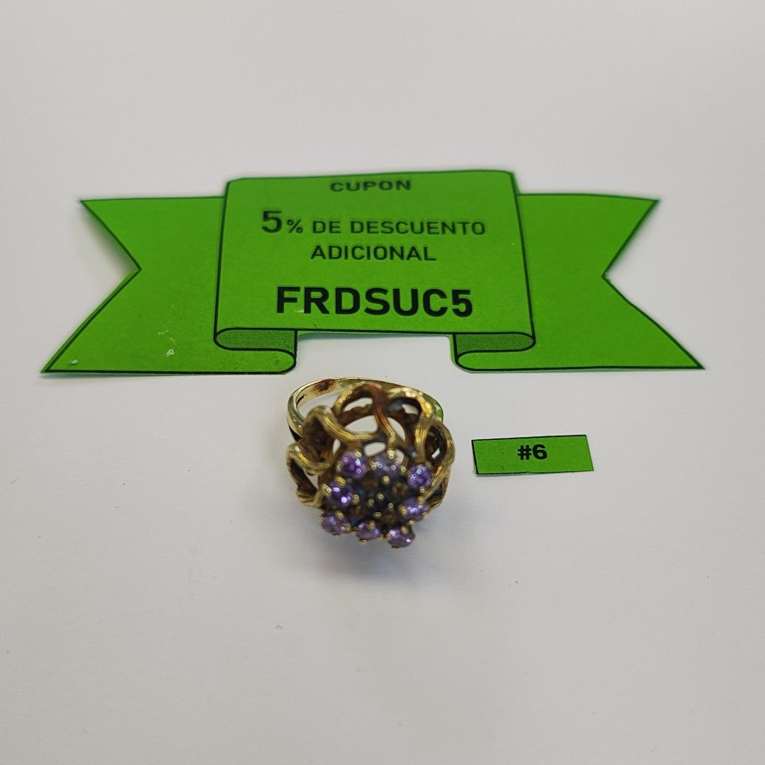 ANILLO ORO 14 K 8,90 GRMS (SEMINUEVO)