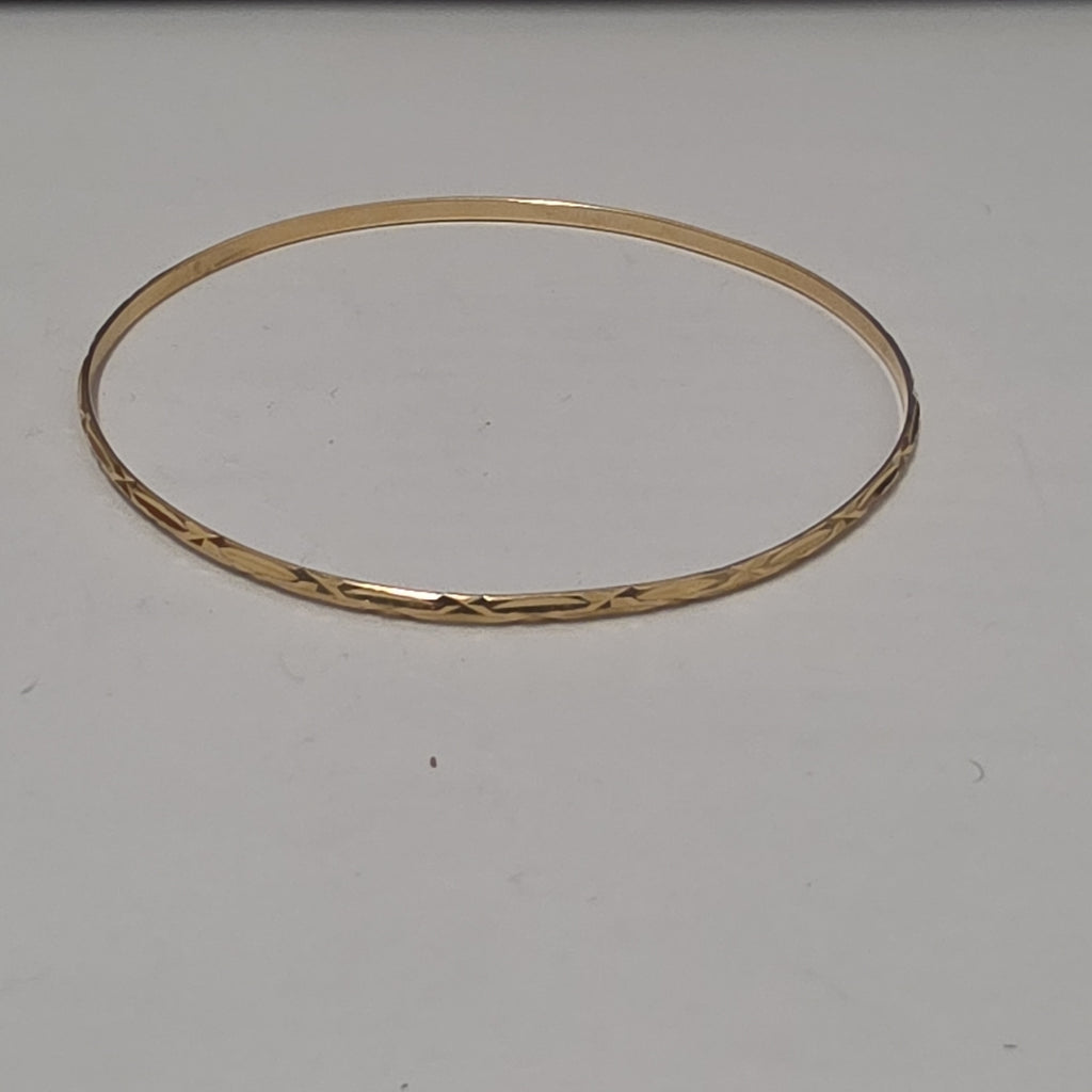 PULSERA RIGIDA ORO 18 K 4.6 GRMS (SEMINUEVO)